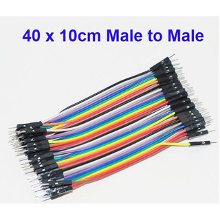 Dây cắm test board đực - đực 10cm (bus 40 sợi)