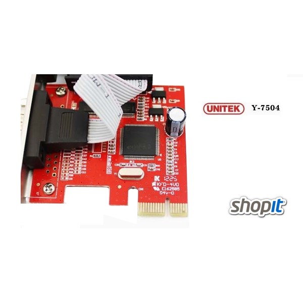 [FREESHIP 99K]_Card PCI-E to RS232 Unitek 2 Port Y-7504 Express (2 cổng)