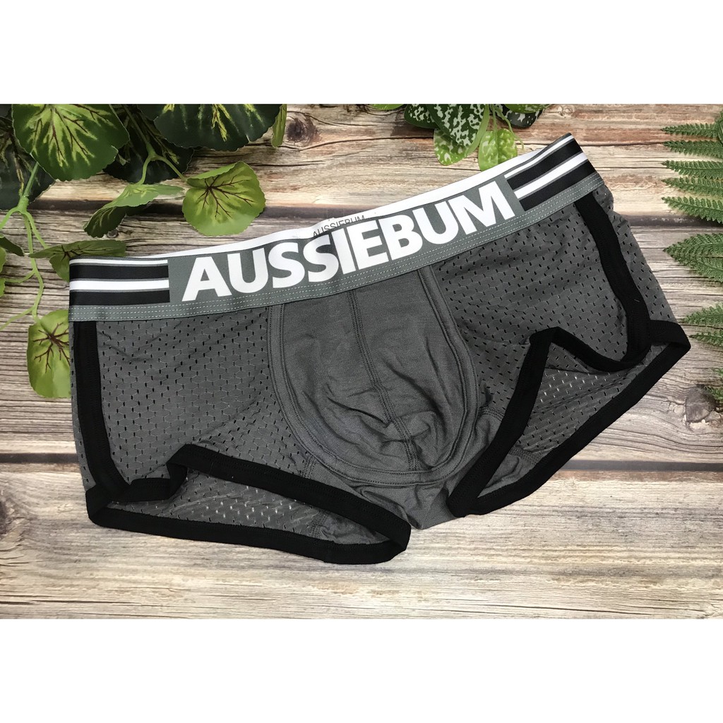 [free ship 50k + che tên đơn hàng] quần lót nam, quần lót boxer lưới thun lạnh cao cấp in chữ (hình chụp tại shop)