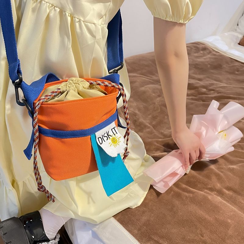 Túi Bucket Đeo Chéo Hình Mặt Cười Phong Cách Hàn Quốc Độc Đáo Thời Trang