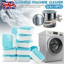 ⚡12 viên sủi tẩy lồng vệ sinh diệt khuẩn trong máy giặt