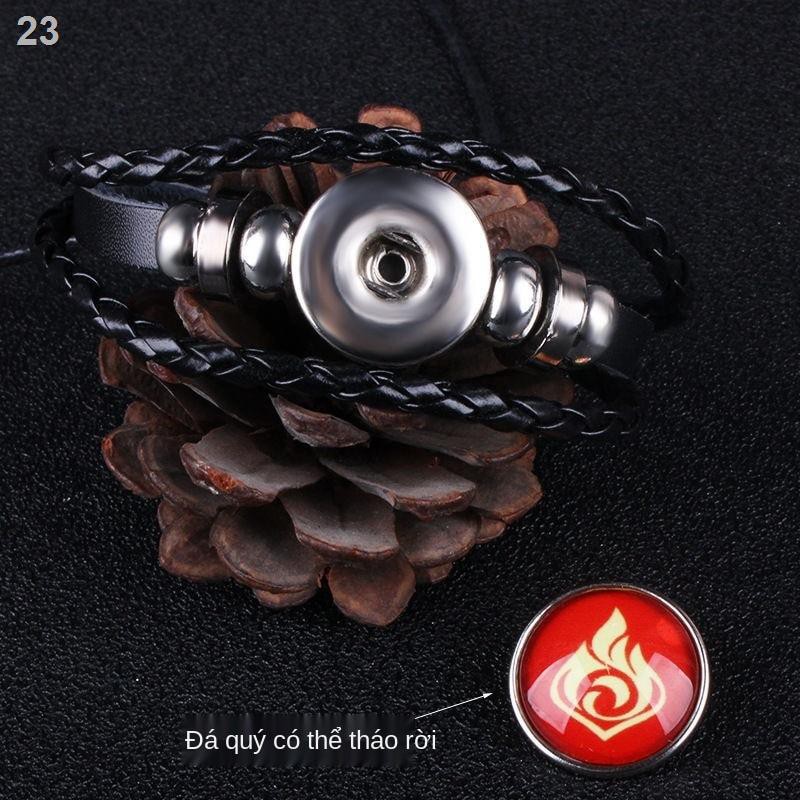 Original God xung quanh Eye Vòng tay phát sáng Phiên bản dạ quang Mặt dây chuyền Quà tặng nam nữ thời trang hai ch
