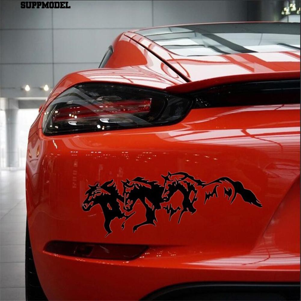 Decal Dán Trang Trí Hình Ngựa Chống Thấm Nước Cho Xe Hơi