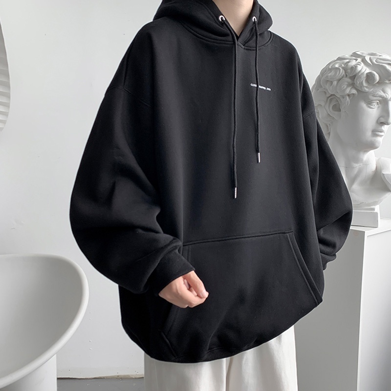 Áo hoodie cotton dáng rộng in họa tiết thời trang đường phố sành điệu cho nam size M-5XL