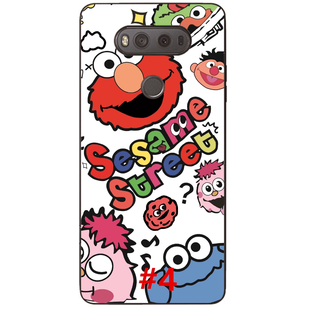 Ốp điện thoại TPU họa tiết Sesame Street hoạt hình dành cho LG V40 V30 V20 V10