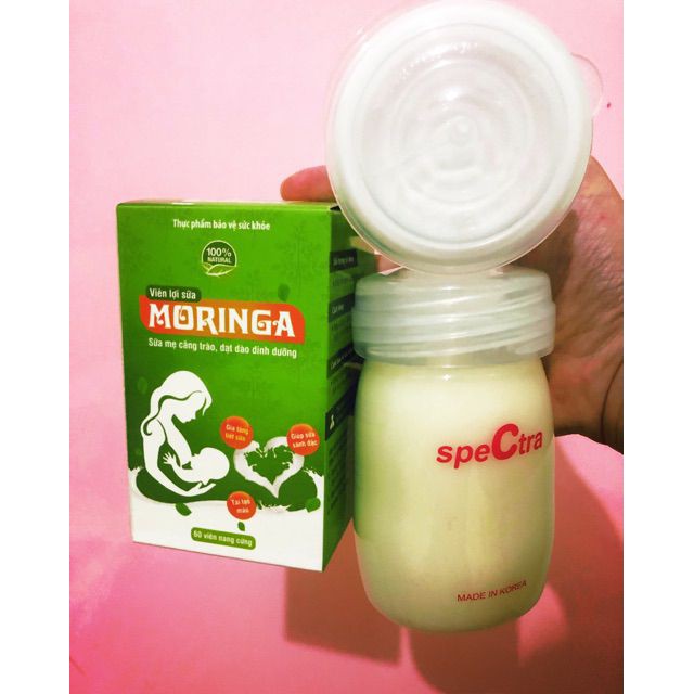 [Rẻ nhất shopee]VIÊN LỢI SỮA MORINGA tặng kèm ngũ cố lợi sữa