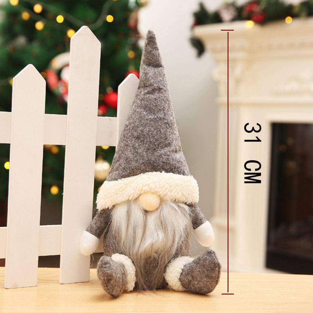 Búp Bê Nhồi Bông Hình Gnome Trang Trí Giáng Sinh