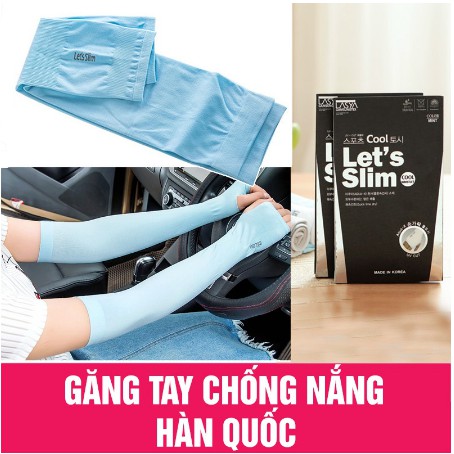 Gang Tay Chống Nắng Hàn Quốc Mẫu Mới | Gang Tay Chống Nắng Xỏ Ngón Let's Slim