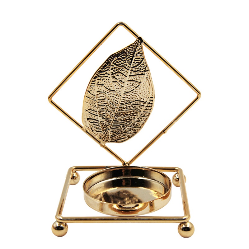 Giá Đỡ Nến Bằng Sắt Khắc Hình Ngôi Sao Mặt Trăng Kiểu Ả Rập Độc Đáo Trang Trí Bàn Ăn