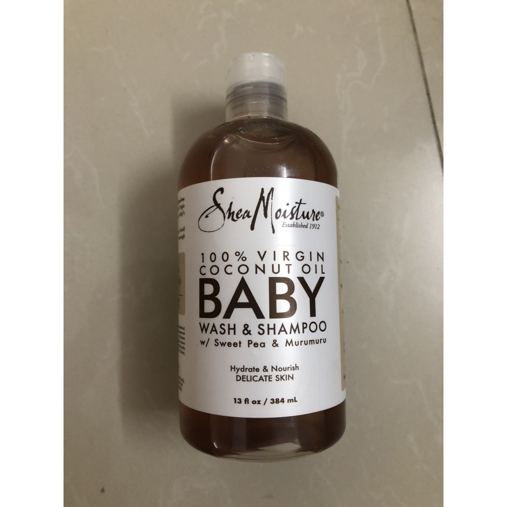 Sữa Tắm Gội Cho Bé Shea Moisture Baby Wash&amp;Shampoo 384ml