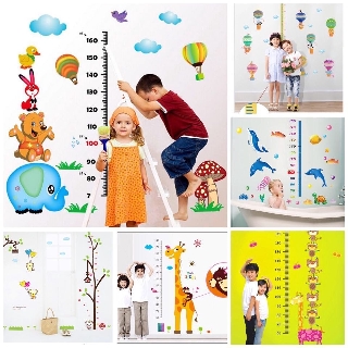 Decal dán tường thước đo chiều cao cho bé có sẵn keo BINBIN DTS01