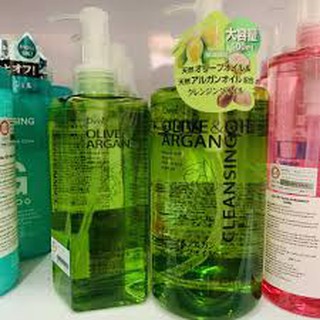 💥hàng nhật💥cặp dầu tẩy trang olive & argan deve nhật bản 200ml/500ml