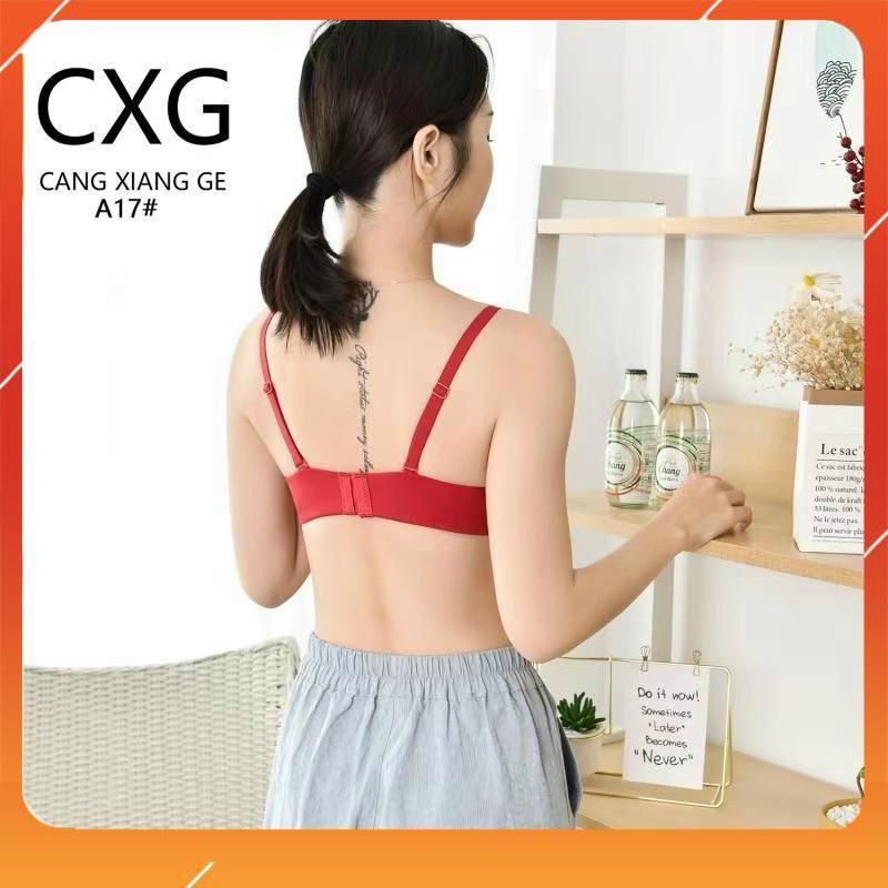 Áo ngực, Áo lót nữ su đúc có gọng siêu nâng đẩy, phối chữ V ngược, Mã: A5059