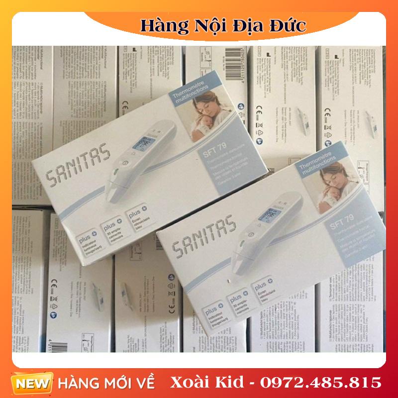 [Hàng nội địa Đức] Nhiệt kế điện tử đo trán, đo tai SANITAS SFT79 của Đức