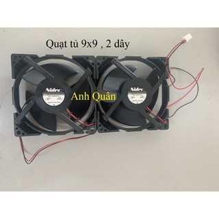 Quạt tủ lạnh Panasonic 9x9, 2 dây , DC 12V ( lắp cho DC 8v )