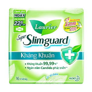 Băng Vệ Sinh Laurier Kháng Khuẩn 16 Miếng 22.5cm