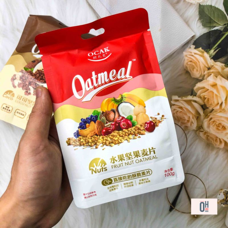 Ngũ cốc giảm cân Ocak oatmeal Tiêu Chiến đại ngôn 100g