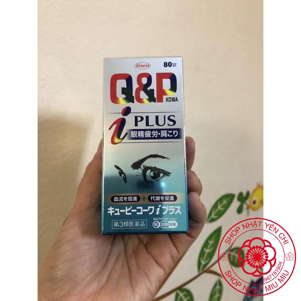 Viên Uống Bổ Mắt Q&P Kowa 180v và 270 Nhật Bản