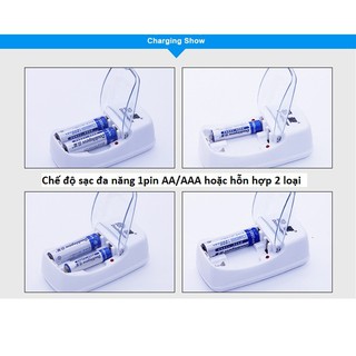 Combo sạc Doublepow DP-B01 và 2pin Doublepow AA 800mAh