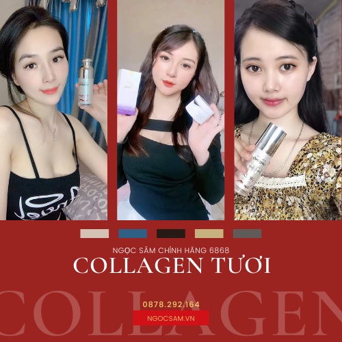 Collagen Tươi Hàn Quốc Dưỡng Trắng Phục Hồi Da Căng Bóng