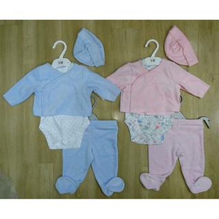 Set 4 món sơ sinh m&s cho bé trai, bé gái bs1120