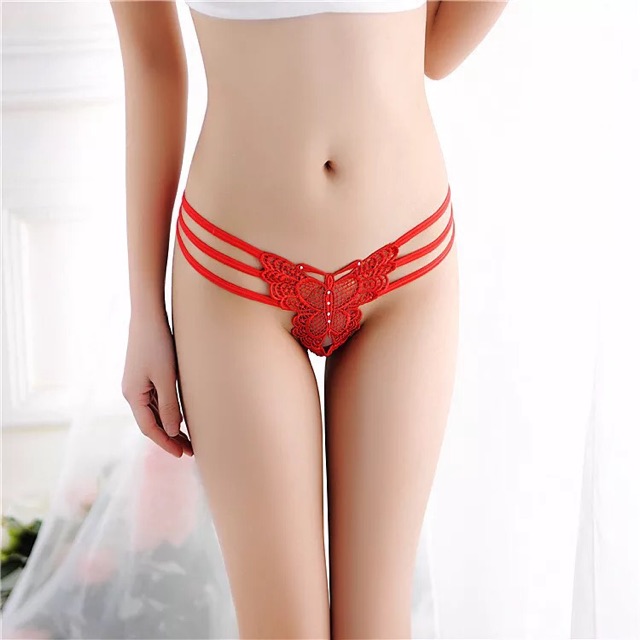 Bộ 5 Quần lót nữ ren xuyên thấu cánh bướm siêu hot