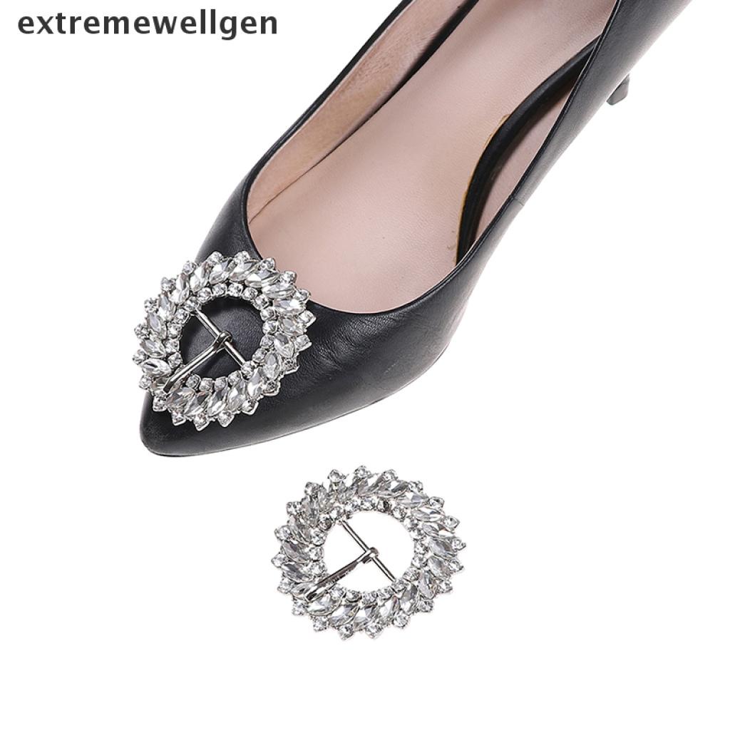 1 Kẹp Đính Đá Pha Lê Trang Trí Giày Cưới Cho Nữ