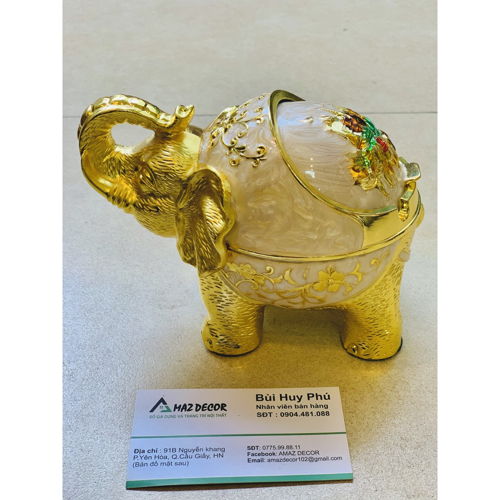 [Sỉ] Ảnh thật shop chụp Gạt tàn hộp tăm hộp chè thịnh vượng thái lan mạ vàng cao cấp phong cách hoàng gia đẹp giá rẻ