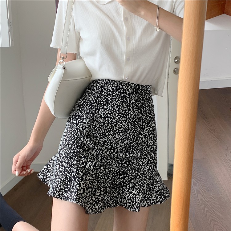 Chân Váy Nữ Lưng Cao Dáng Chữ A Họa Tiết Da Báo Thời Trang | BigBuy360 - bigbuy360.vn