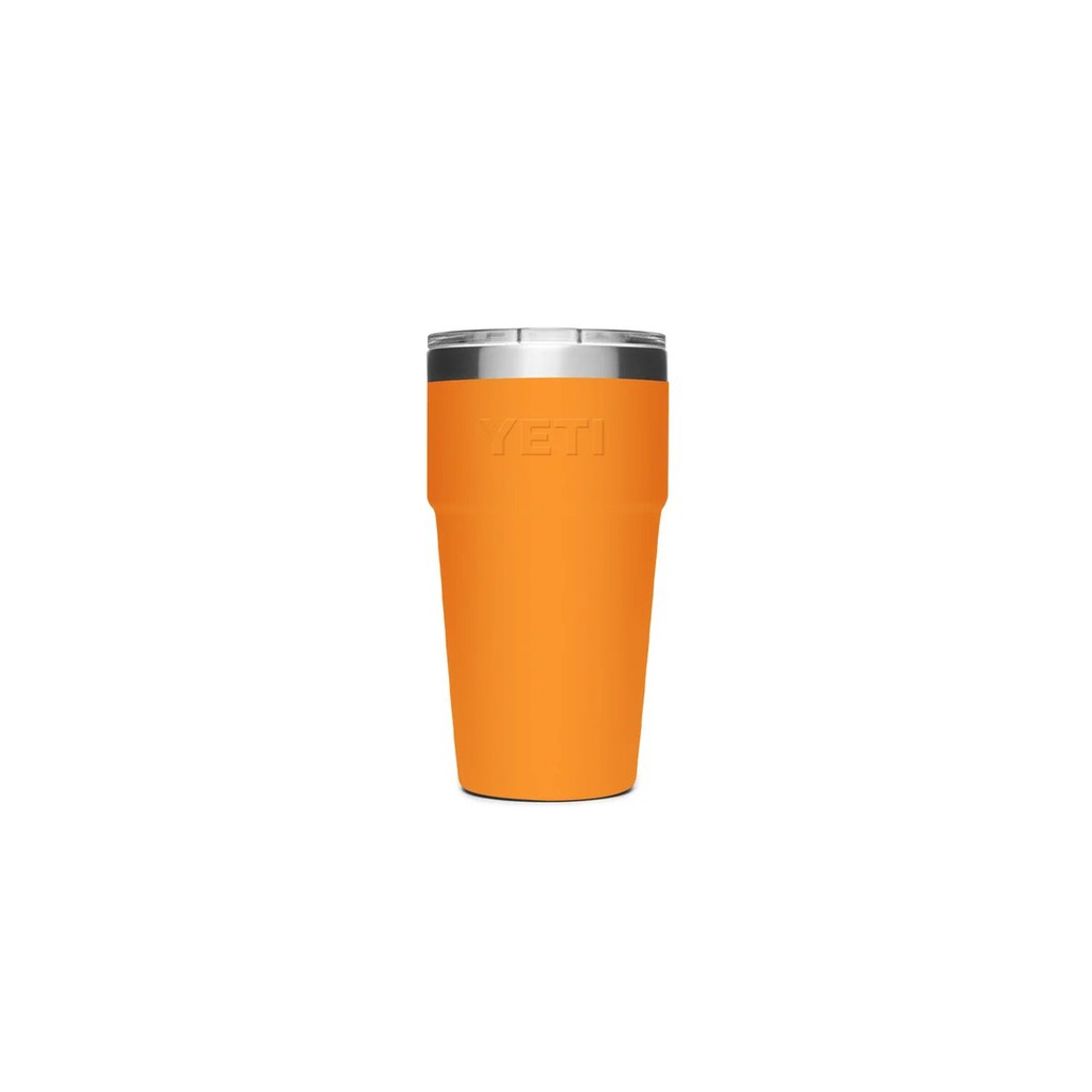 Ly giữ nhiệt YETI Rambler 16 Oz Stackable Pint kèm nắp MagSlider; Màu King Crab Orange Limited Edition; Hàng chính hãng