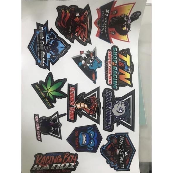 Tem dán nổi xe máy 51 Phương Thế Ngọc. giá 1 bìa nhiều hình