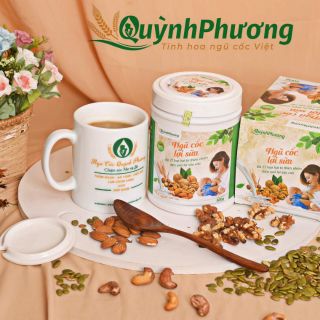 ngũ cốc lợi sữa Quỳnh Phương.  ngũ cốc cao cấp  dinh dưỡng quỳnh phương  tiện cho mẹ bổ cho bé.