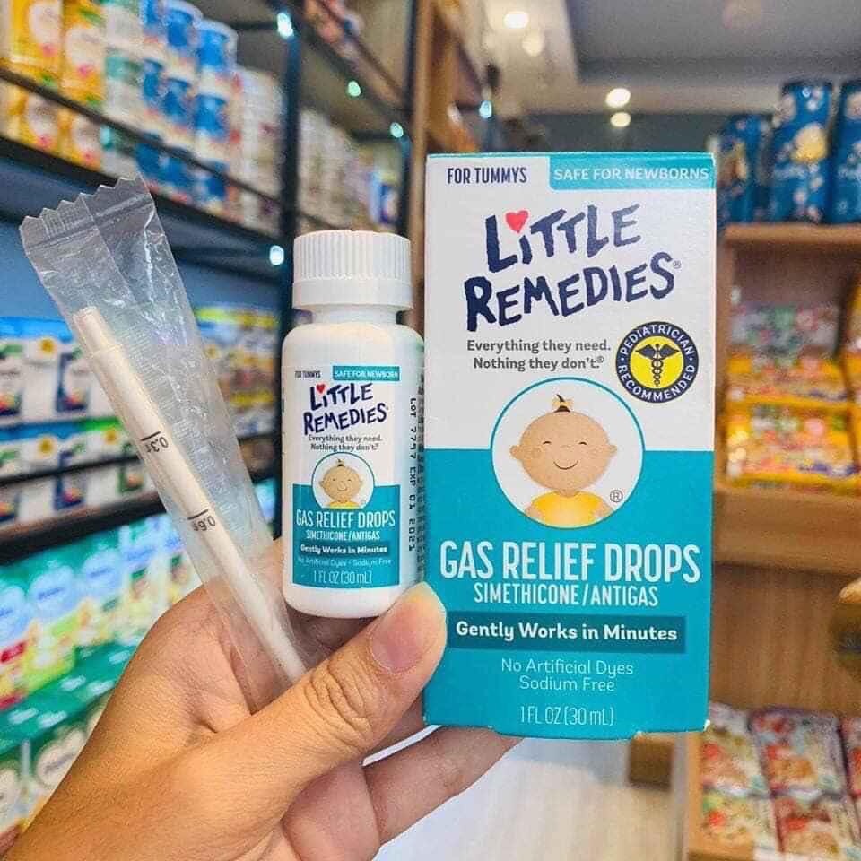 Siro ợ hơi, nôn trớ Little Remedies Gas Relief Drops cho bé sơ sinh