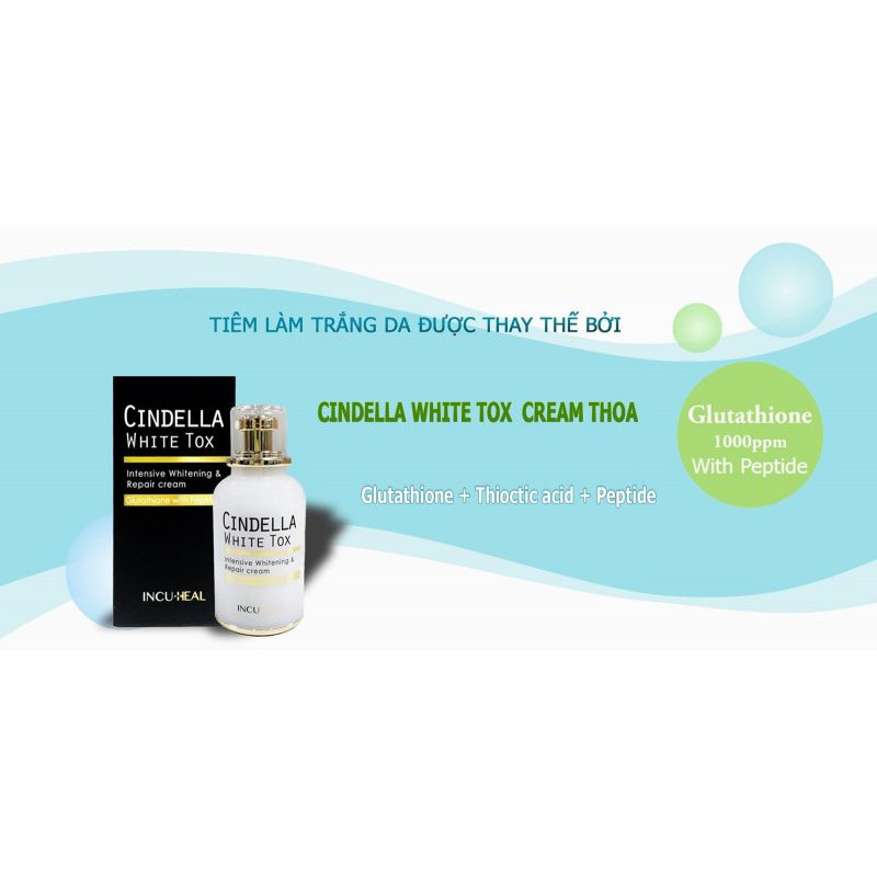 Kem Truyền trắng da Cindel Tox White Cream