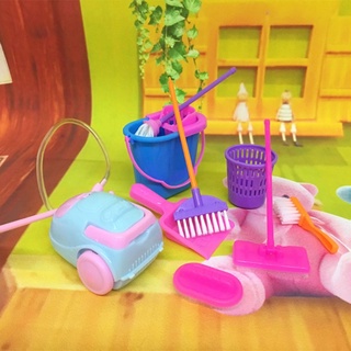 Set đồ chơi dọn dẹp vệ sinh nhà cửa 9 món học tập dành cho trẻ em