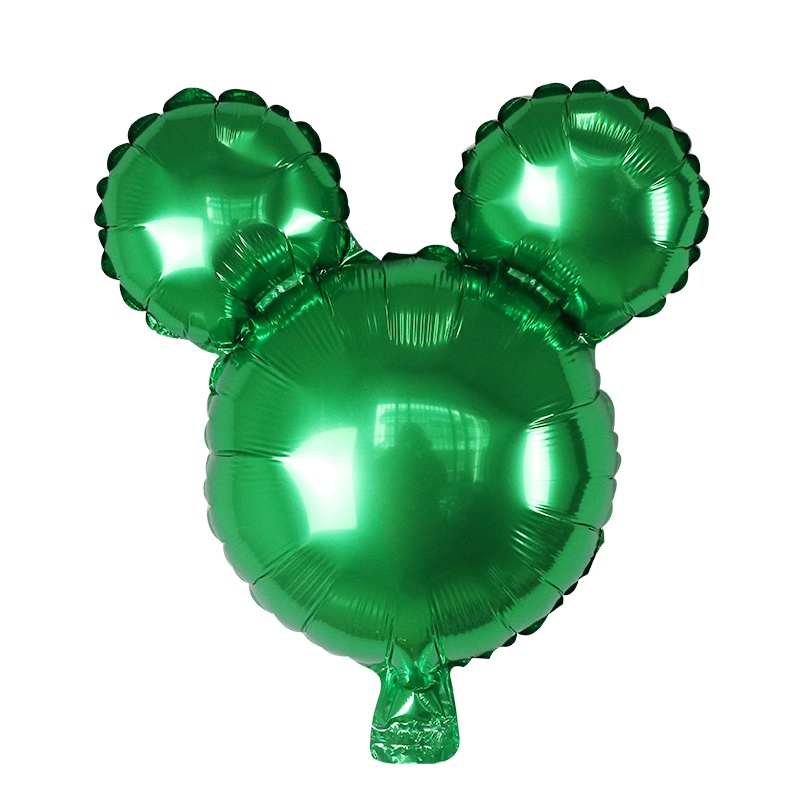 1 Bong Bóng Lá Nhôm Hình Đầu Chuột Mickey Mini Trang Trí Tiệc Sinh Nhật Cho Bé