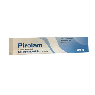PIROLAM GEL BÔI NGOÀI DA, KHÁNG NẤM TUÝP 20G