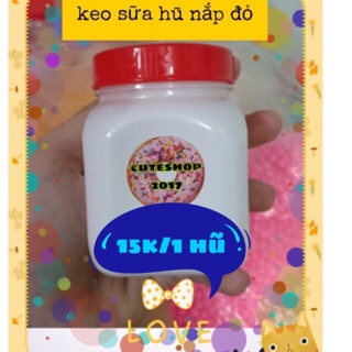Keo sữa hũ nắp đỏ
