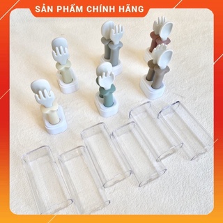 Set thìa dĩa SIlicone Bluemama nội đìa Hàn