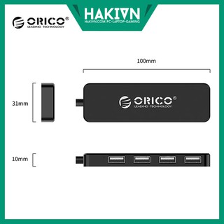 Bộ chia Orico USB HUB 4 cổng USB 2.0 FL01-BK