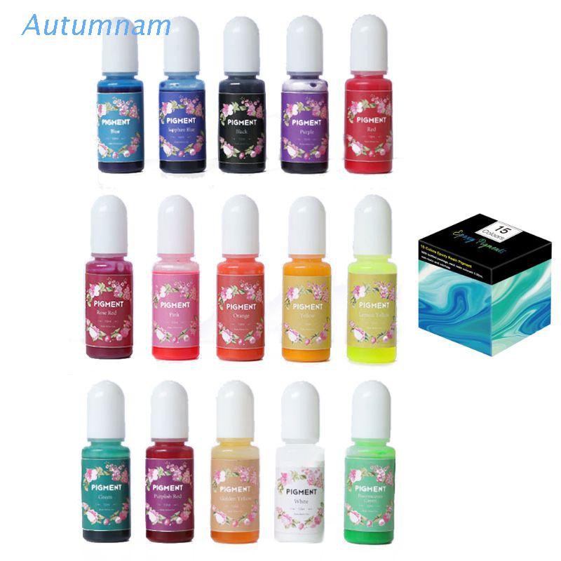Thuốc nhuộm màu 10ml mỗi loại dùng cho đồ thủ công làm bằng nhựa Epoxy cho đồ thủ công mỹ nghệ