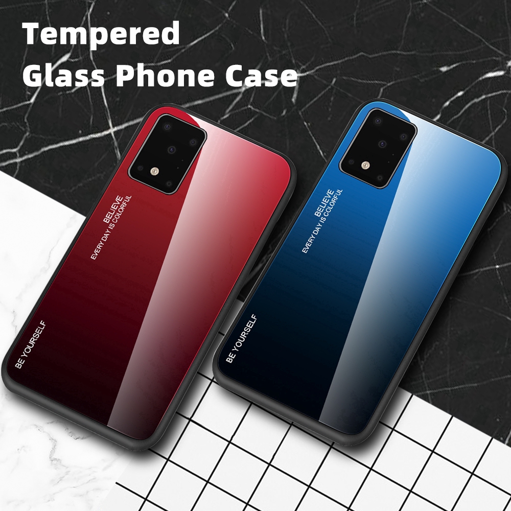 Ốp điện thoại silicone TPU màu gradient cho Samsung Galaxy A71 A51 S11 Plus S11E A90 5G M30S