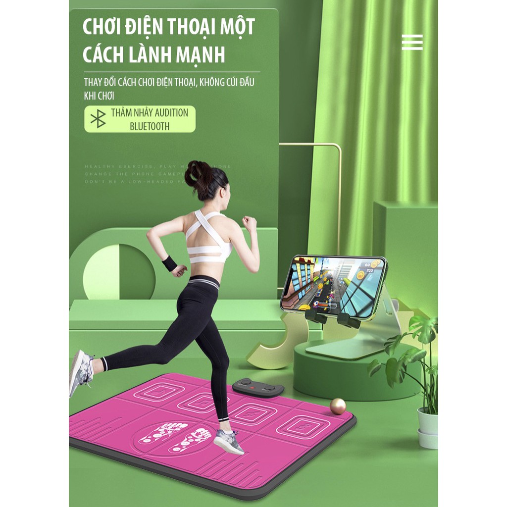 Thảm Nhảy Audition Bluetooth cho điện thoại và máy tính bảng (Tím)