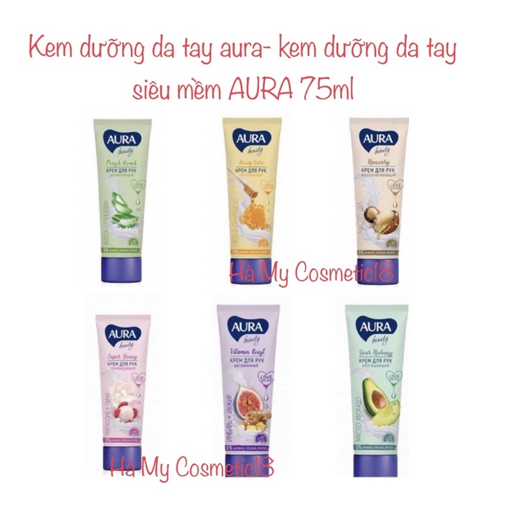 Kem dưỡng da tay aura 75ml