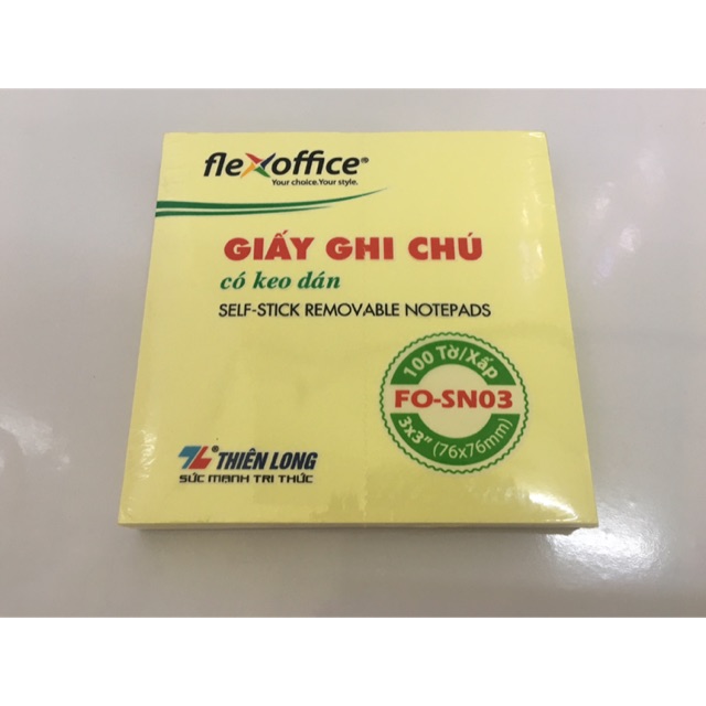 Giấy Ghi Chú 3x3 FO-SN03 1 tép