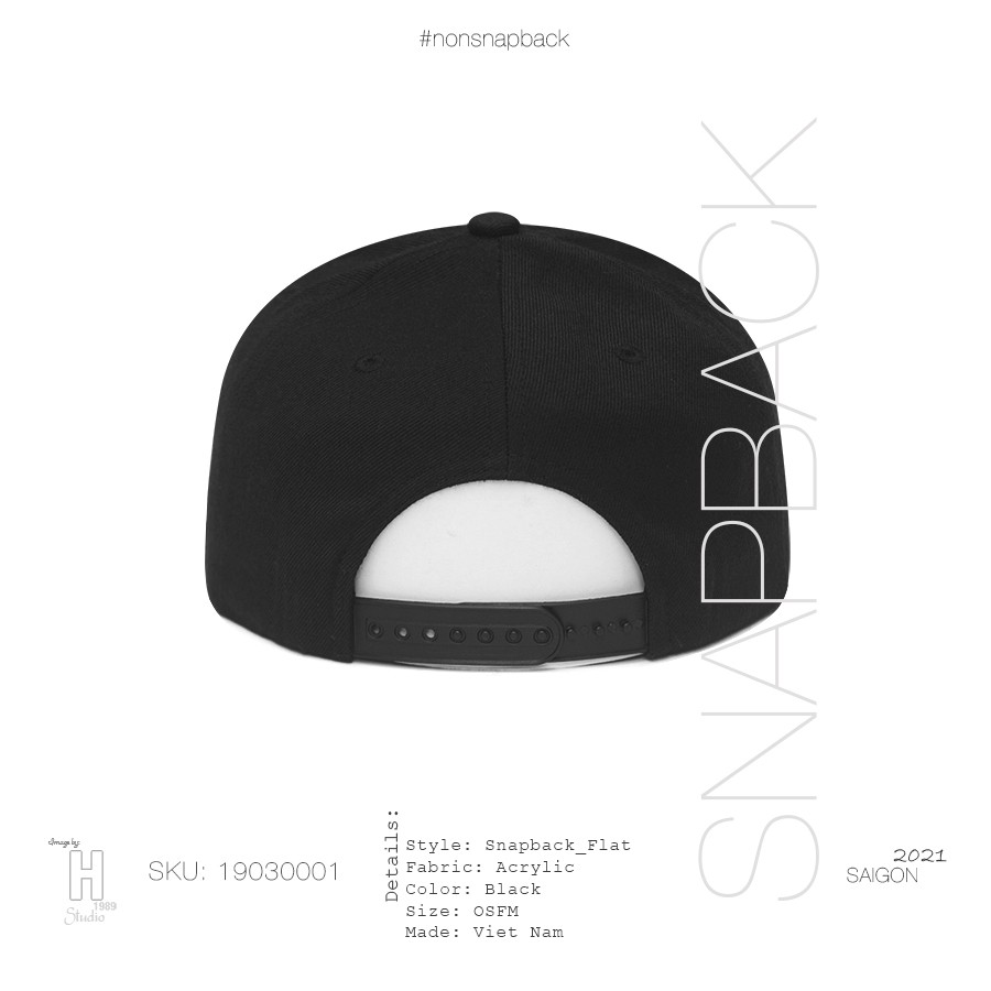 Mũ snapback thời trang nam màu đen cao cấp logo NBA hàng chất lượng tiêu chuẩn xuất khẩu khóa gài bấm free size