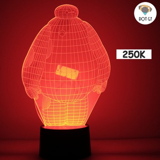 Đèn led3D trang trí Big Max6
