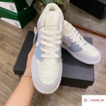 Giày thể thao Jordan 1 xám xanh paris nhẹ nhàng dễ phối đồ, Giày jodan giá rẻ Full Box Bill