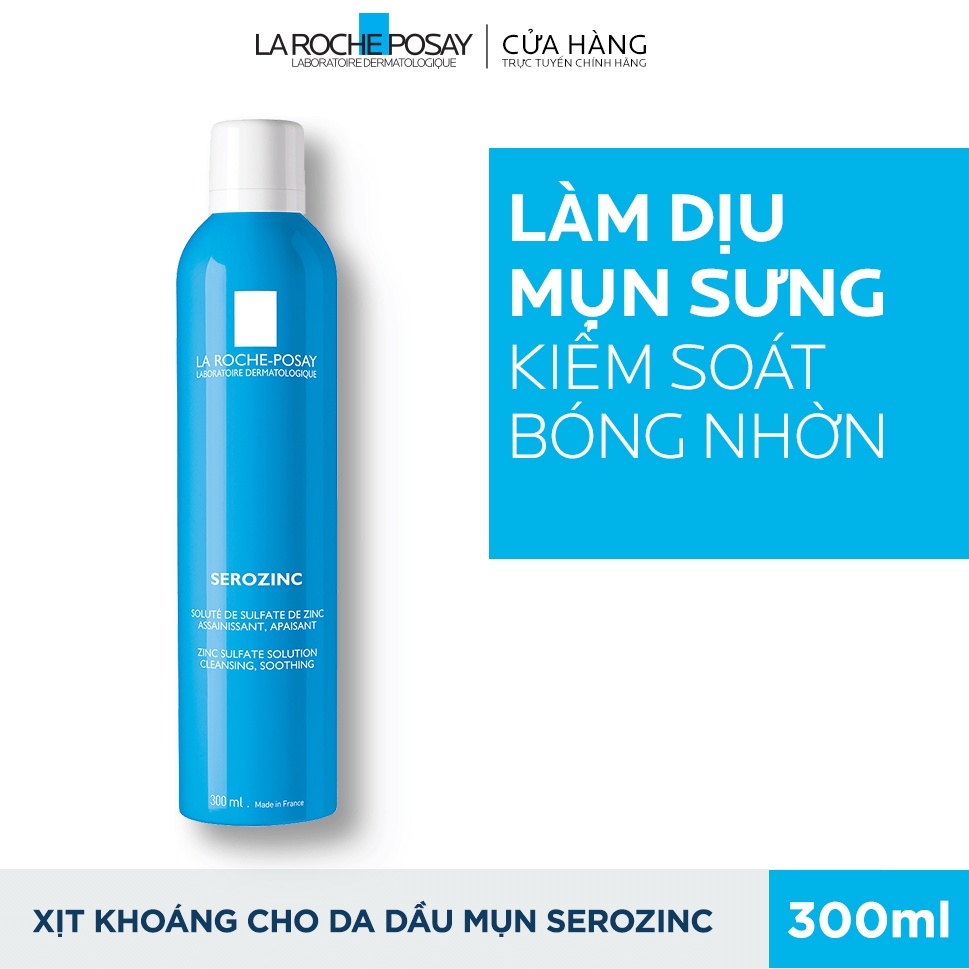 Xịt Khoáng La Roche Posay Giúp Làm Sạch Và Làm Dịu Da - Serozinc 300ml