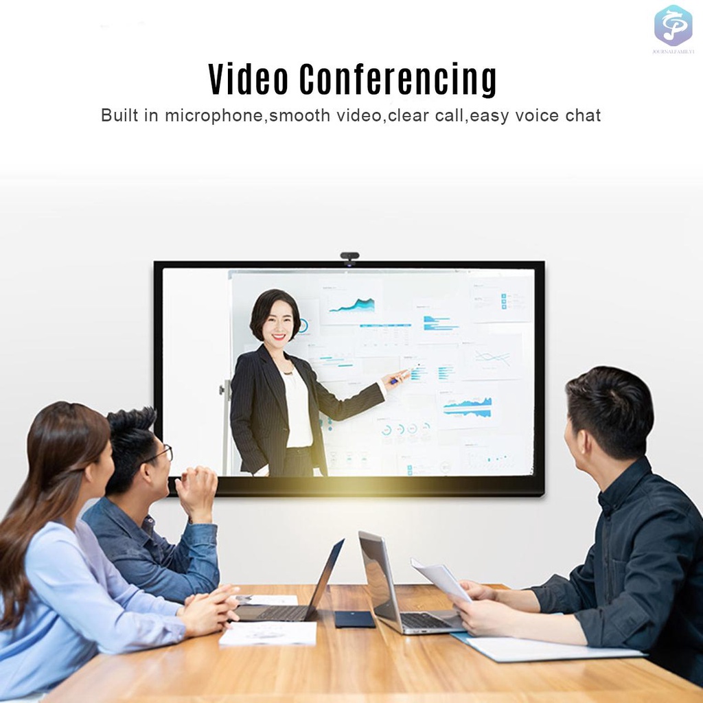 Webcam 1080p Hd 2 Mega Pixel Xoay 360 Độ Tự Động Lấy Nét Kèm Micro Cho Máy Tính | BigBuy360 - bigbuy360.vn